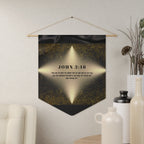 For God So Loved the World | John 3:16 Wall Pennant