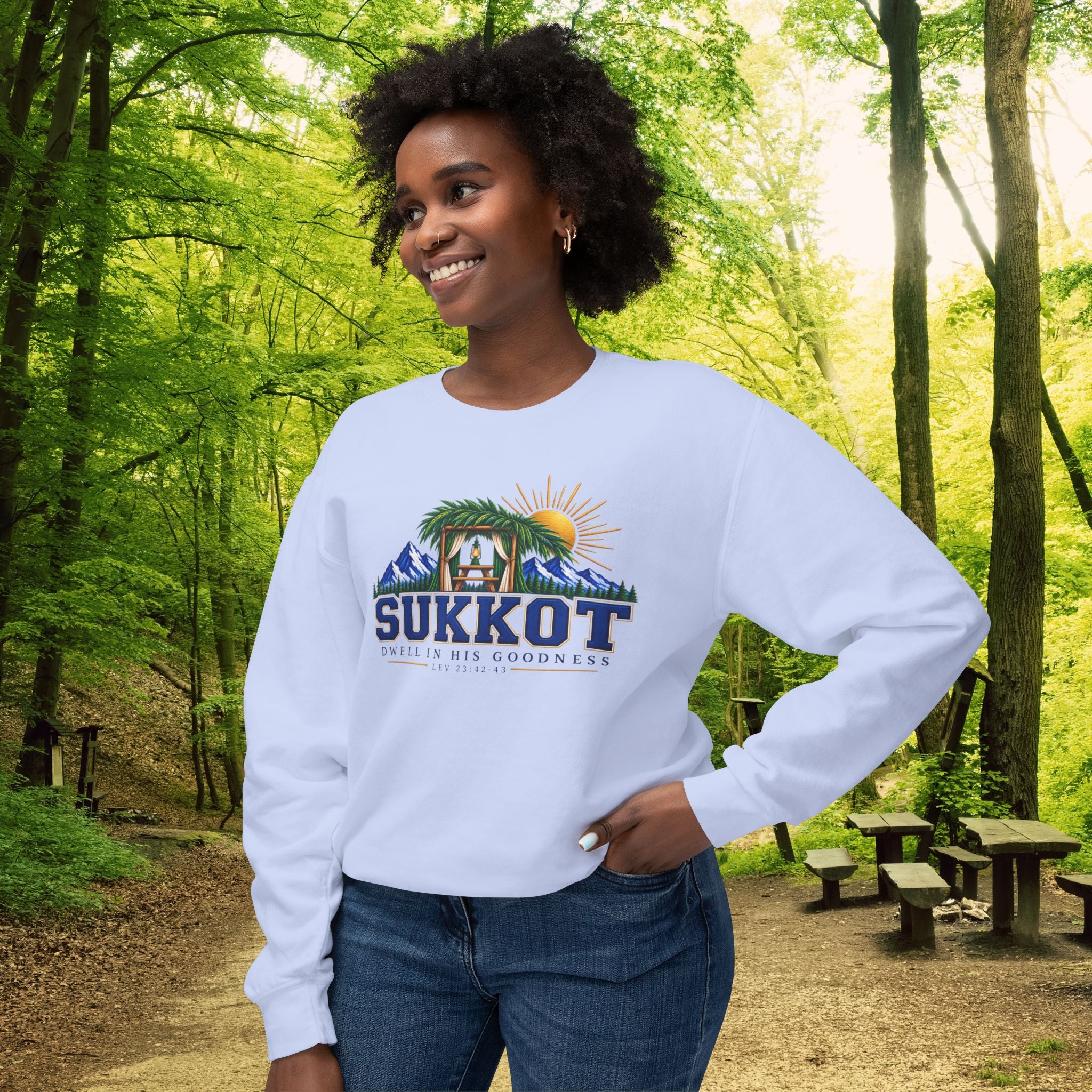 Dwell in His Goodness Sukkot Sweatshirt