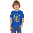 Toddler T‑Shirt — “This Little of Mine” Hanukkah Menorah Baby Tee (I’m Gonna Let It Shine!)