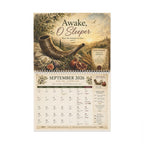Biblical Hebrew Calendar 2026–2027 | Appointed Times & Feast Days Wall Calendar