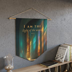 I Am the Light of the World | John 8:12 Wall Pennant