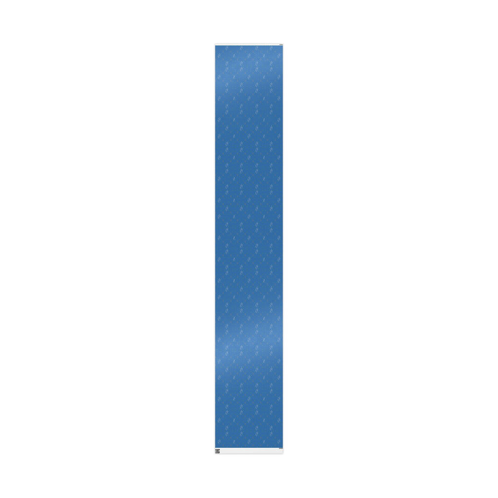 Blue Hanukkah Wrapping Paper | Menorah Gift Wrap