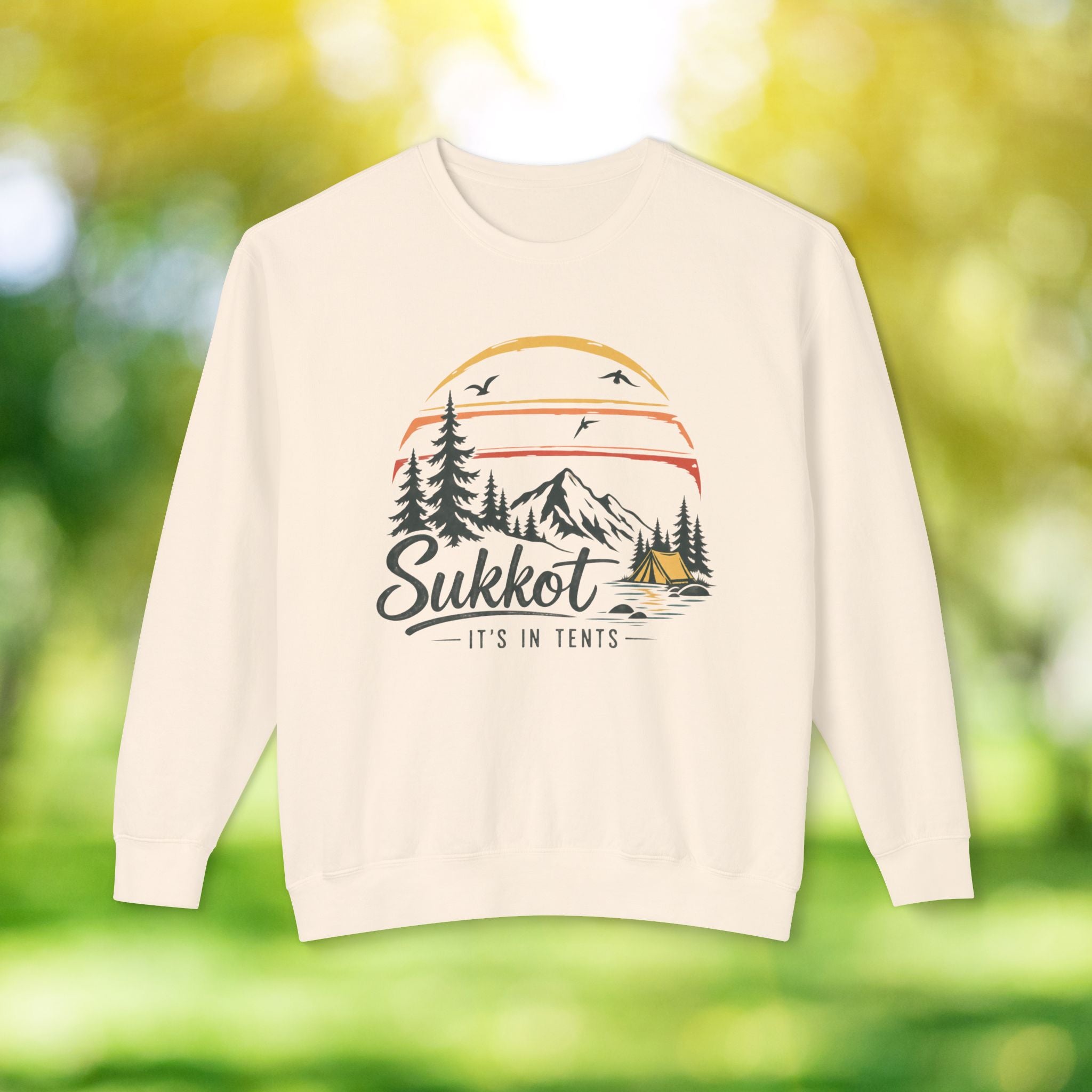 Sukkot It’s In Tents Sweatshirt | Feast of Tabernacles Camping Crewneck