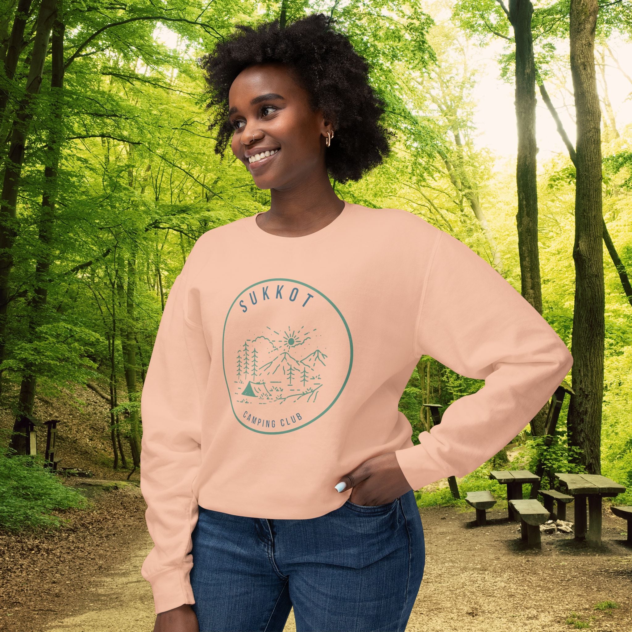 Sukkot Camping Club Sweatshirt | Feast of Tabernacles Outdoor Crewneck