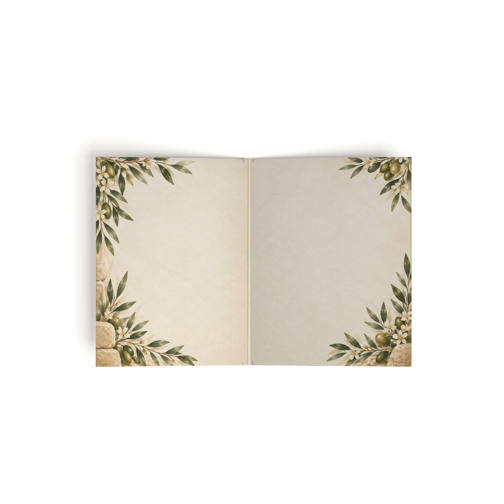 Olive Branch Birthday Card | Faith-Based Birthday Card (8, 16, and 24 pcs)