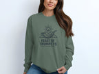 Long-sleeve shirt with "Feast of Trumpets, Call to Gather" text and graphic.
