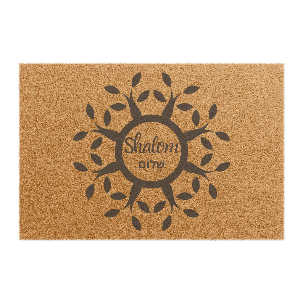 Shalom Olive Branch Welcome Mat