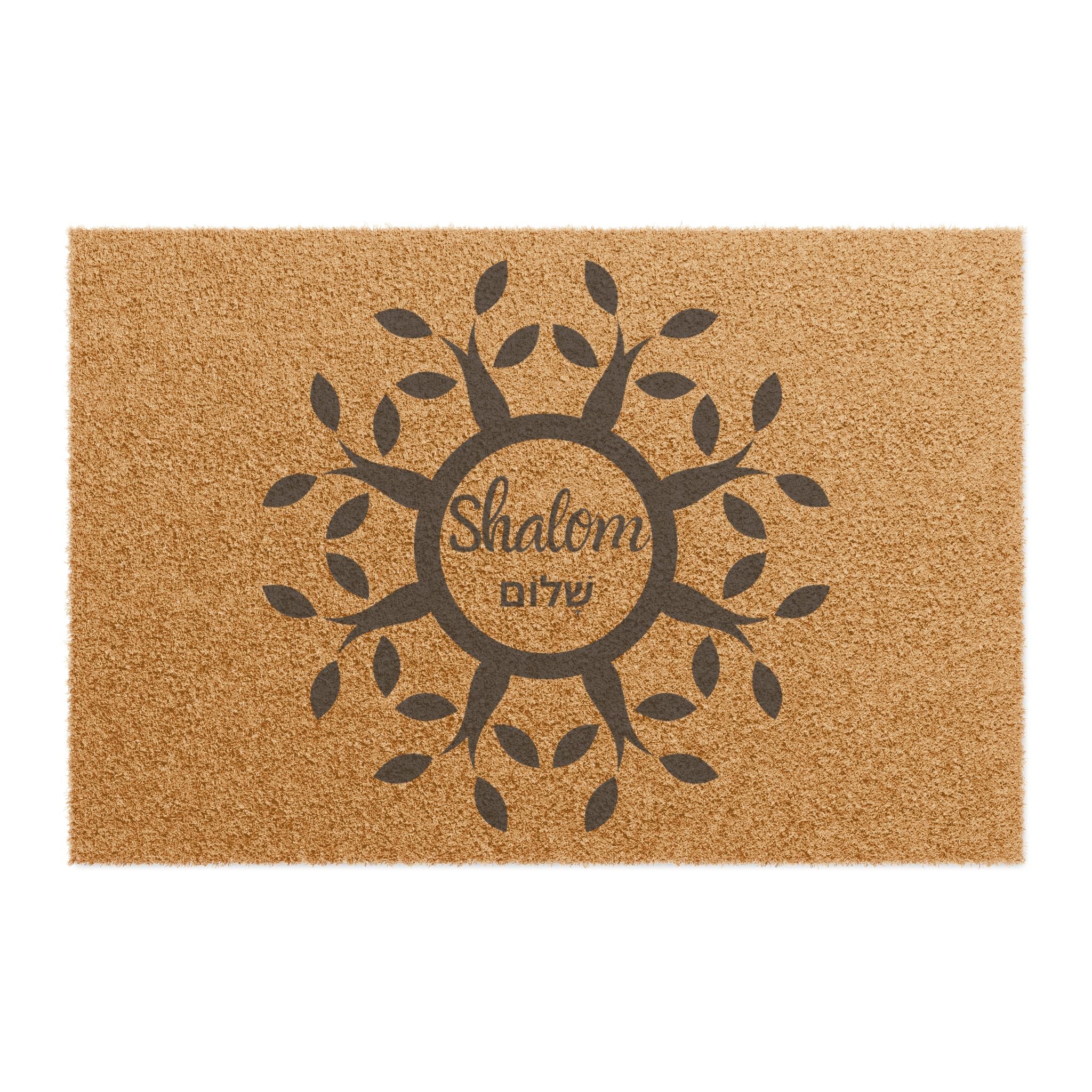 Shalom Olive Branch Welcome Mat