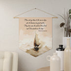 They That Go Down to the Sea | Psalm 107:23–24 Wall Pennant