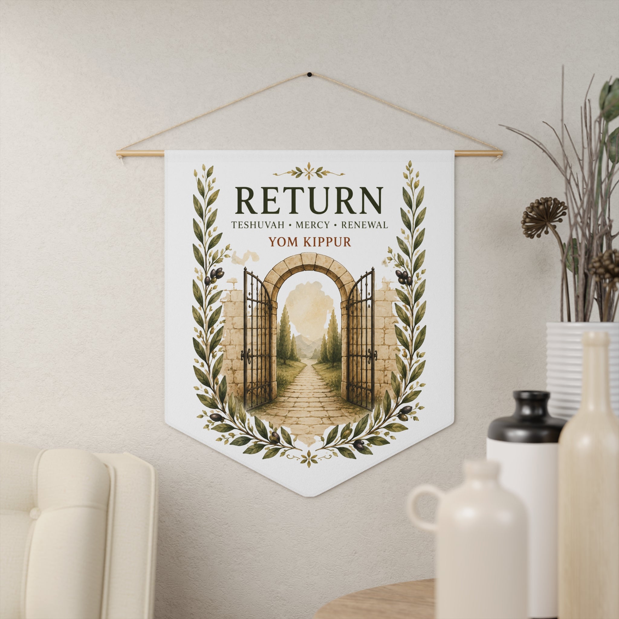 Awake • Return • Dwell | Fall Feasts Pennant Bundle