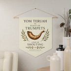 Yom Teruah | A Day of Shouting & Remembrance Wall Pennant