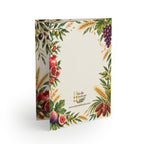 Seven Species Happy Birthday Greeting Card | Biblical Faith-Based Birthday Card (8, 16, and 24 pcs)