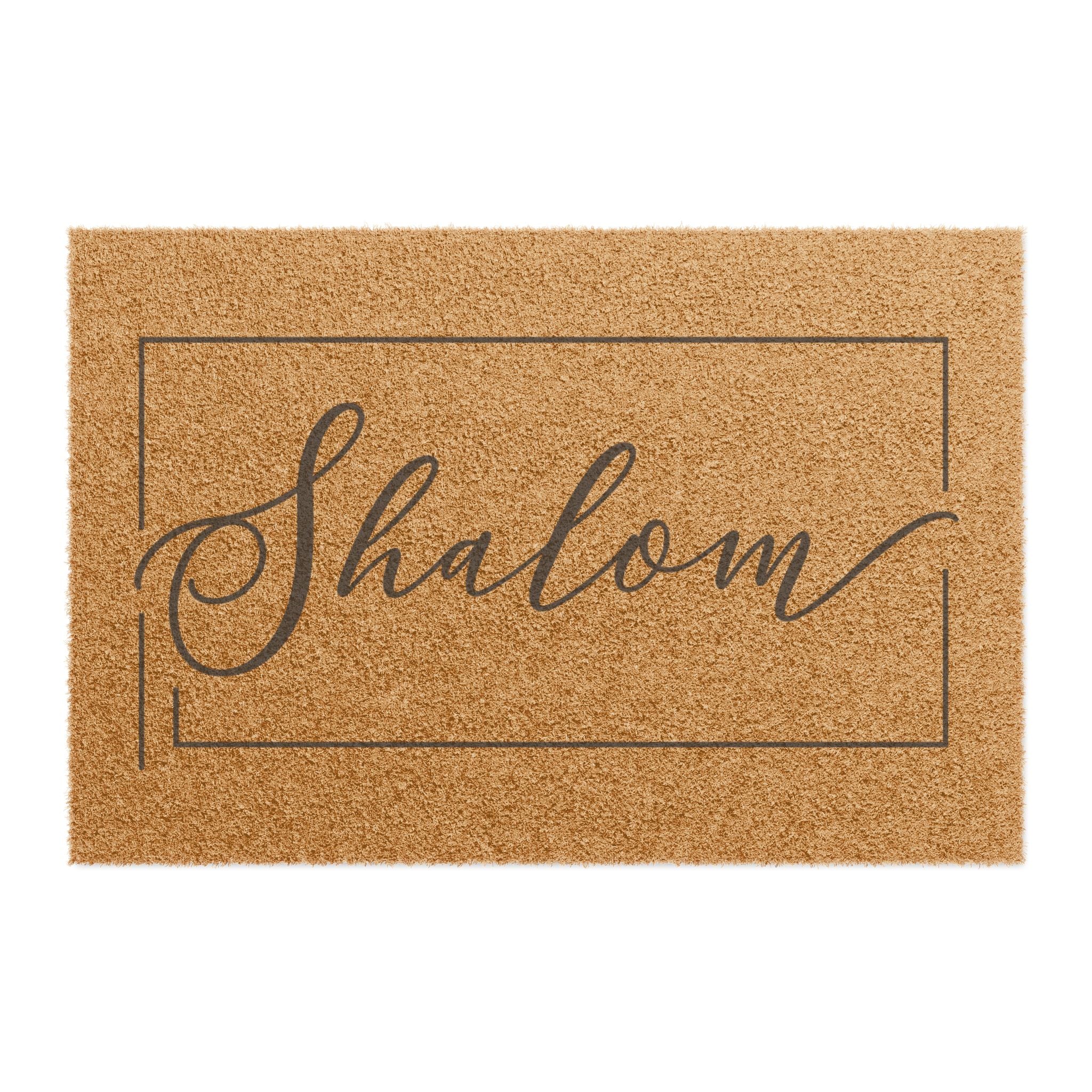 Welcoming Shalom Doormat