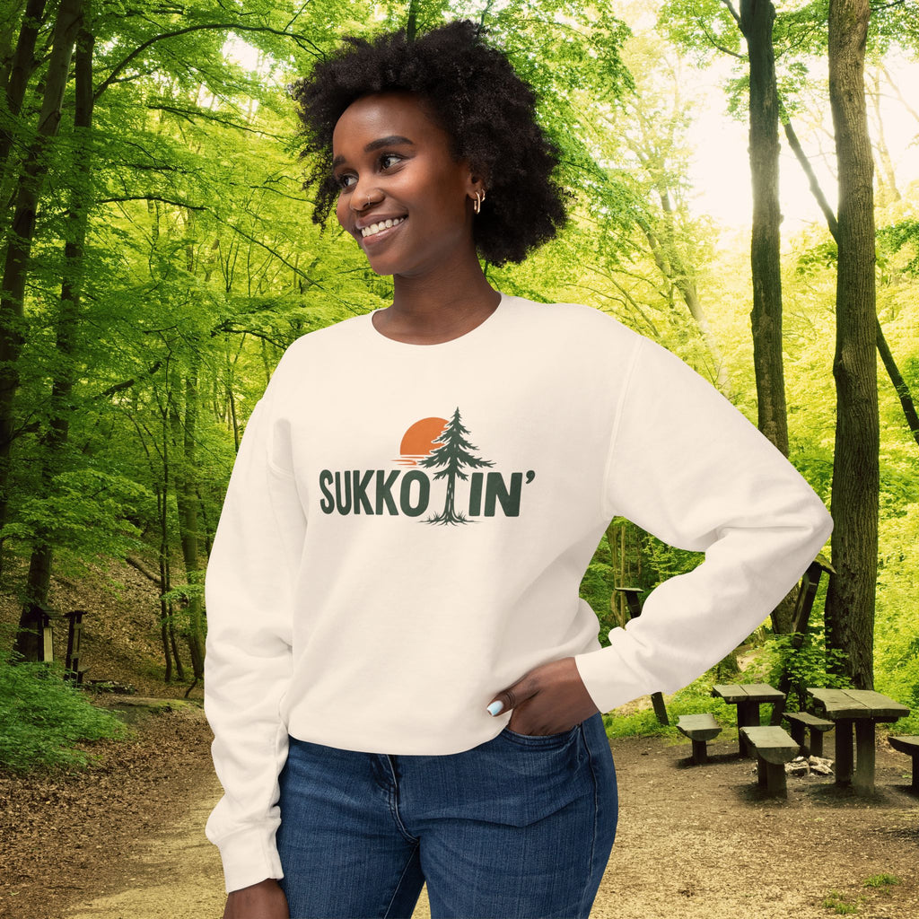 Sukkotin’ Sweatshirt | Sukkot Camping & Feast of Tabernacles Crewneck