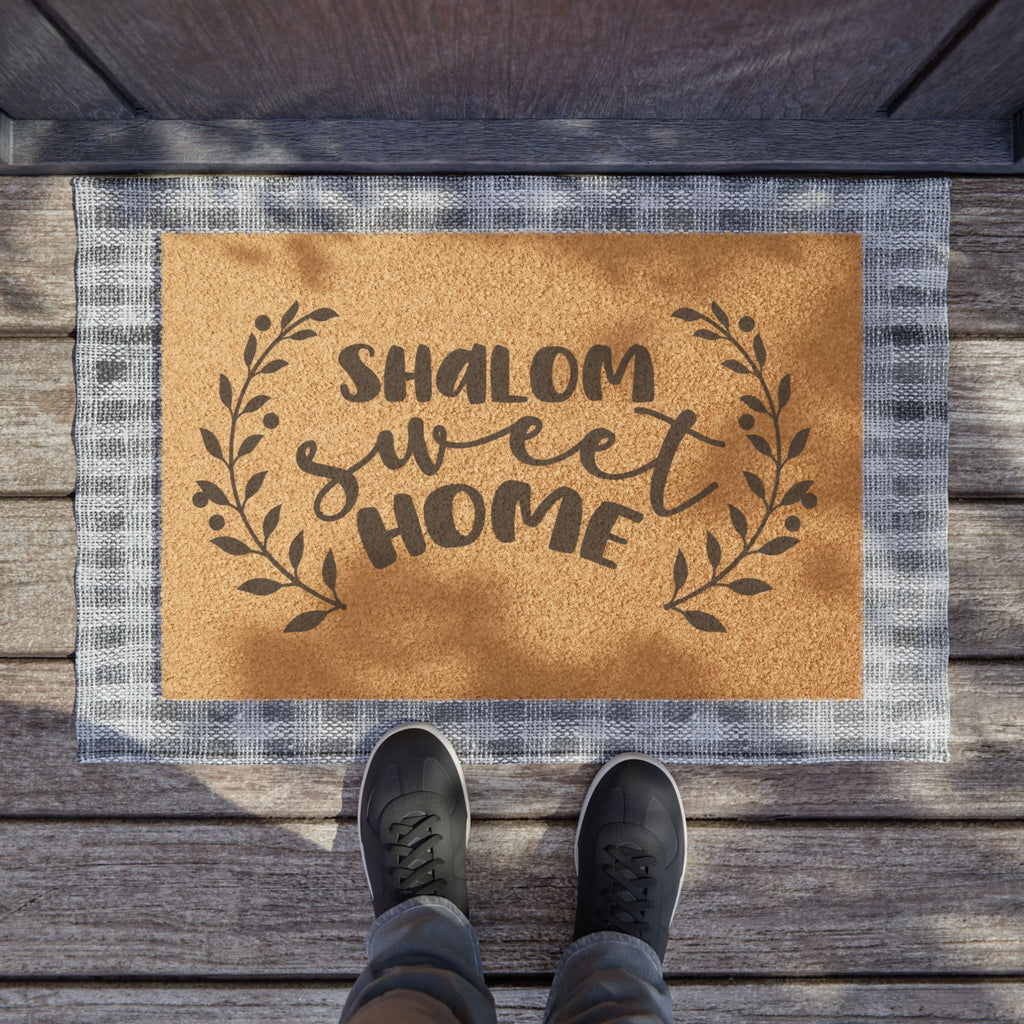 Shalom Sweet Home Doormat