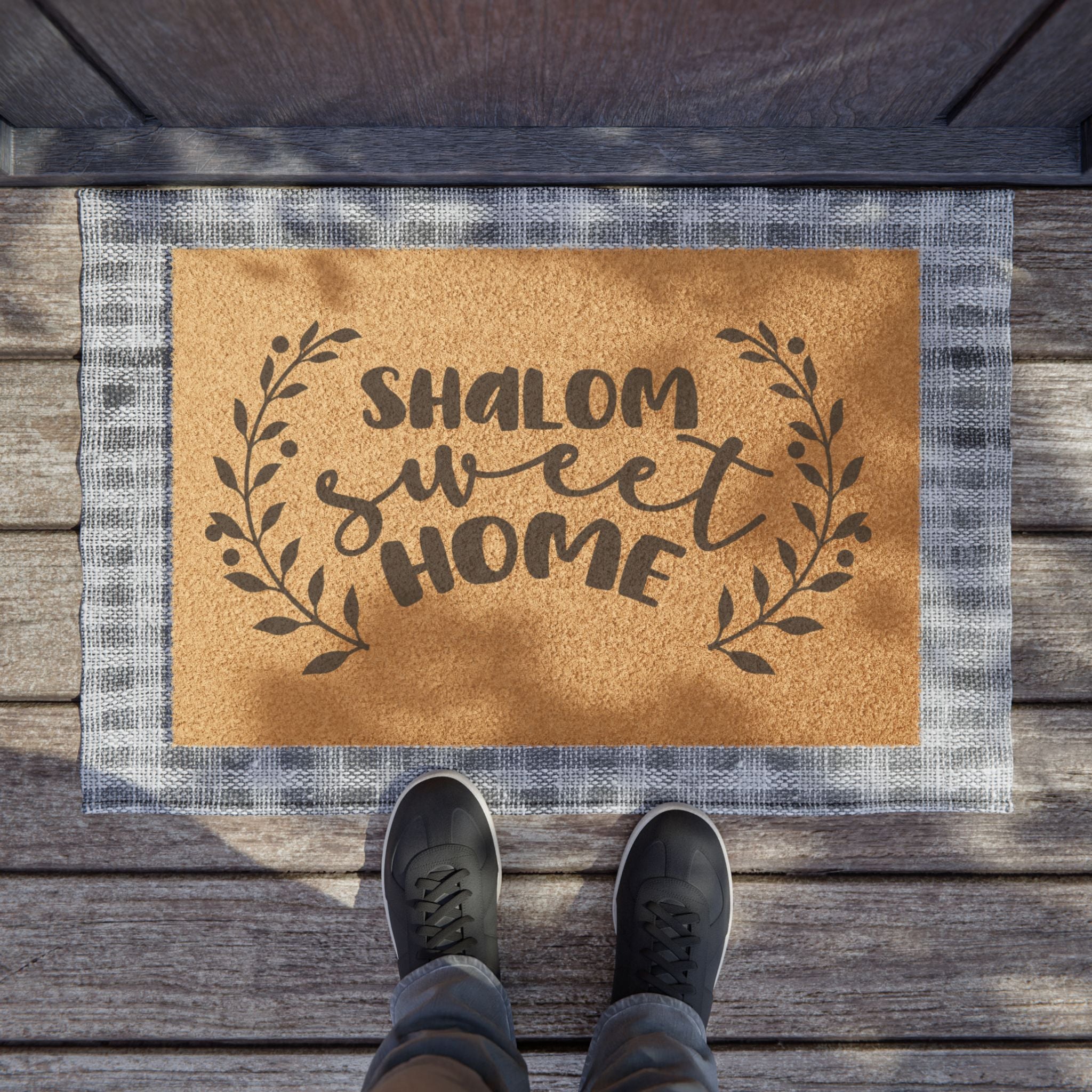 Shalom Sweet Home Doormat