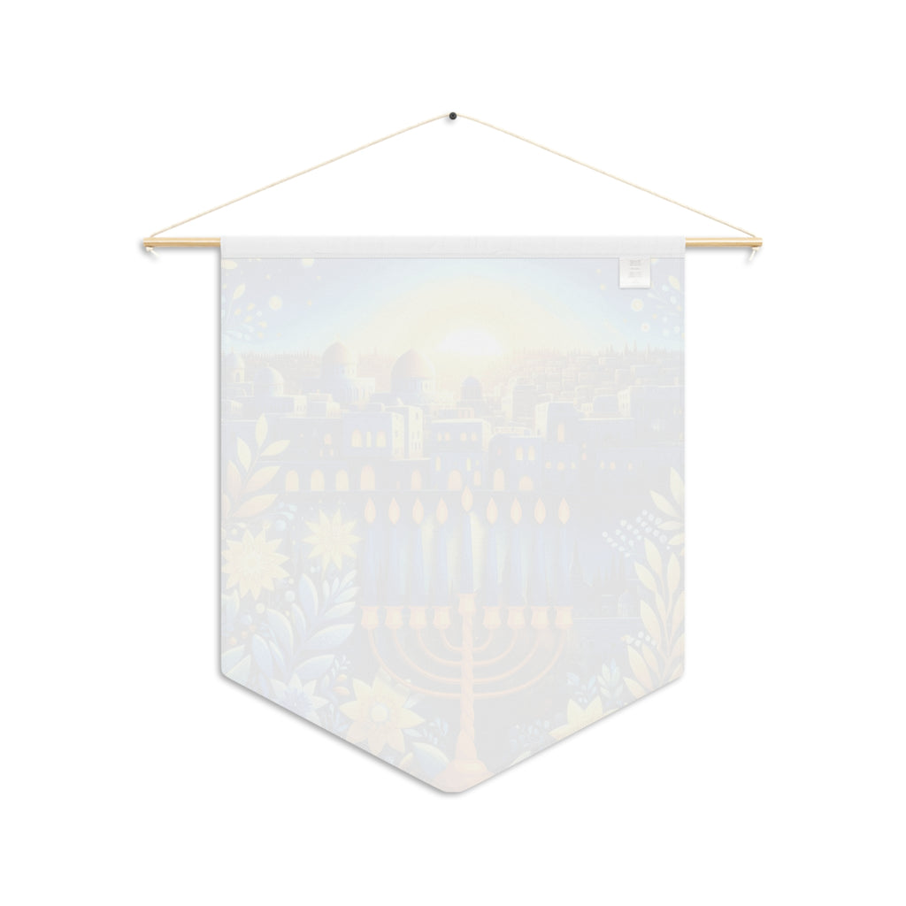 Festival of Lights | Hanukkah Wall Pennant