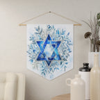 Star of David | Watercolor Wall Pennant