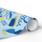 Gift Wrap with Doves, Torah, Wheat & Olive Branches | Judaica Gift Wrapping Paper