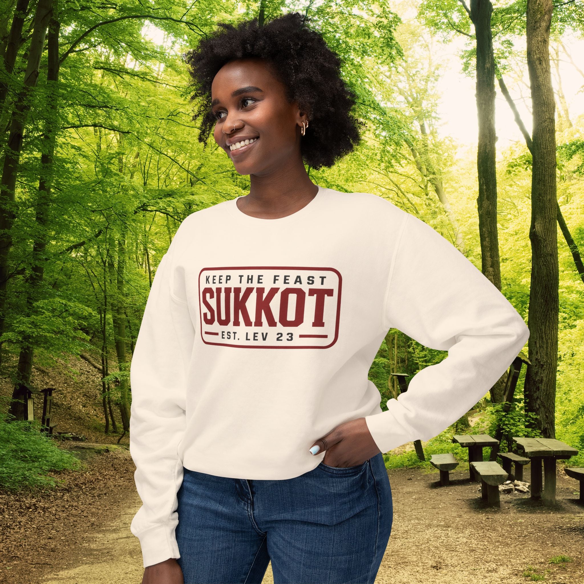 Keep the Feast Sukkot Sweatshirt | Leviticus 23 Feast of Tabernacles Crewneck