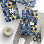 Judaica Holiday Gift Wrap  - Star of David Gift Wrapping Paper