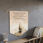 They That Go Down to the Sea | Psalm 107:23–24 Wall Pennant