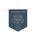 Hanukkah Festival of Lights Wall Pennant