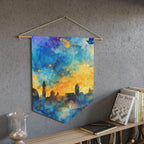 Jerusalem | Watercolor Skyline Wall Pennant