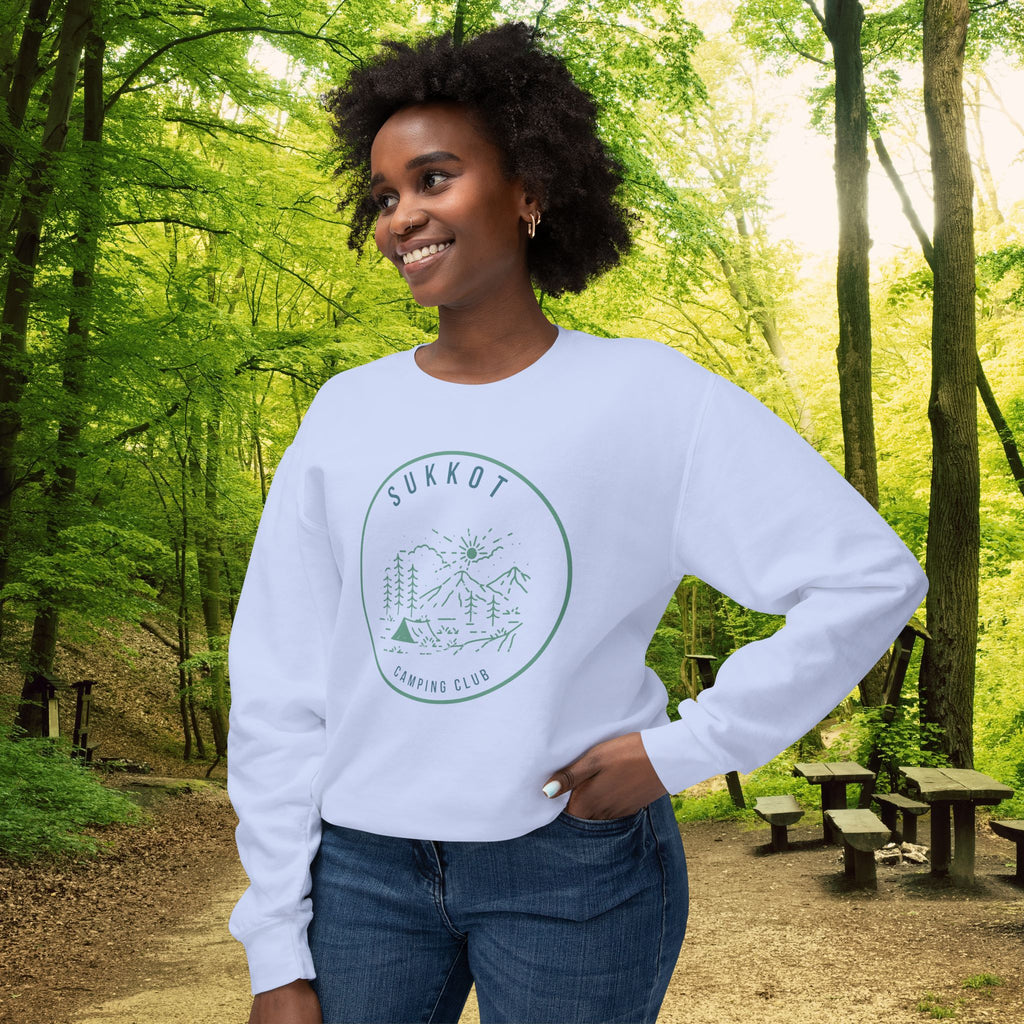 Sukkot Camping Club Sweatshirt | Feast of Tabernacles Outdoor Crewneck