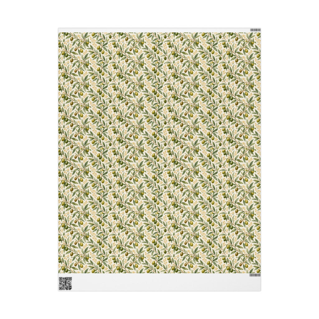 Olive Branch Blessings Wrapping Paper | Faith-Inspired Gift Wrap