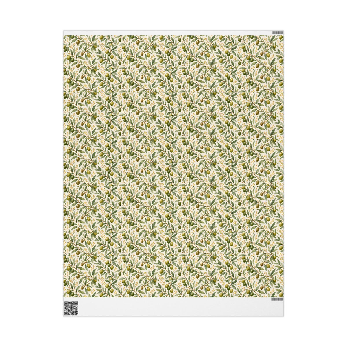 Olive Branch Blessings Wrapping Paper | Faith-Inspired Gift Wrap