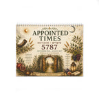 Biblical Hebrew Calendar 2026–2027 | Appointed Times & Feast Days Wall Calendar