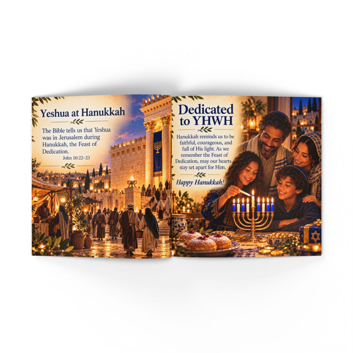 Hanukkah: Courage, Dedication & Light – Messianic History Book for Kids | Feast of Dedication & Maccabees Story