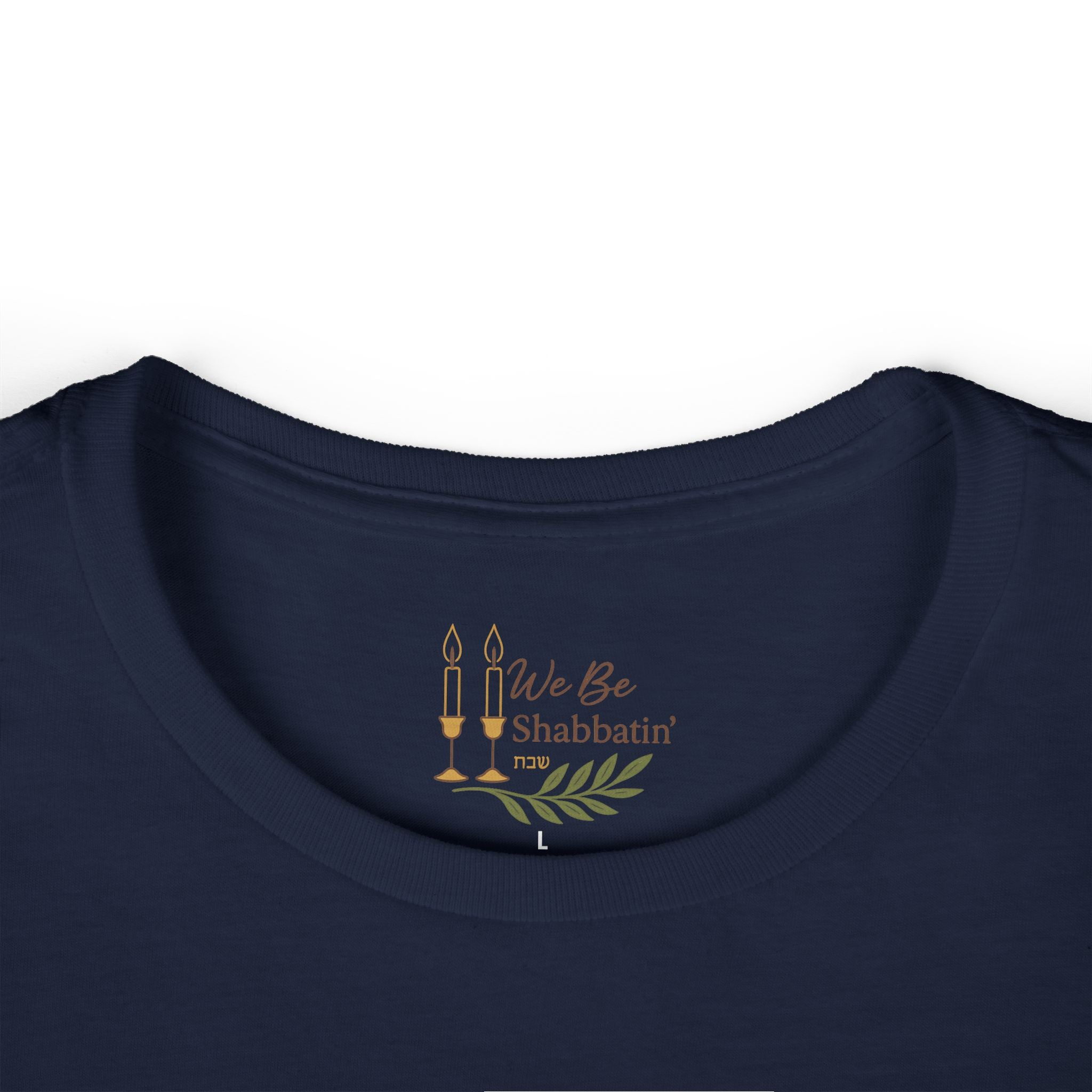 Shalom T-Shirt with Menorah | Hebrew Christian Tee | Messianic Jewish Shirt | Faith-Based Shirt for Women | Hebrew Roots Apparel