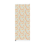 Hanukkah Wrapping Paper - Cream Judaica Gift Wrap with Menorahs & Olive Branches