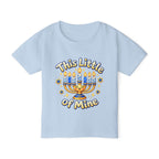 Toddler T‑Shirt — “This Little of Mine” Hanukkah Menorah Baby Tee (I’m Gonna Let It Shine!)