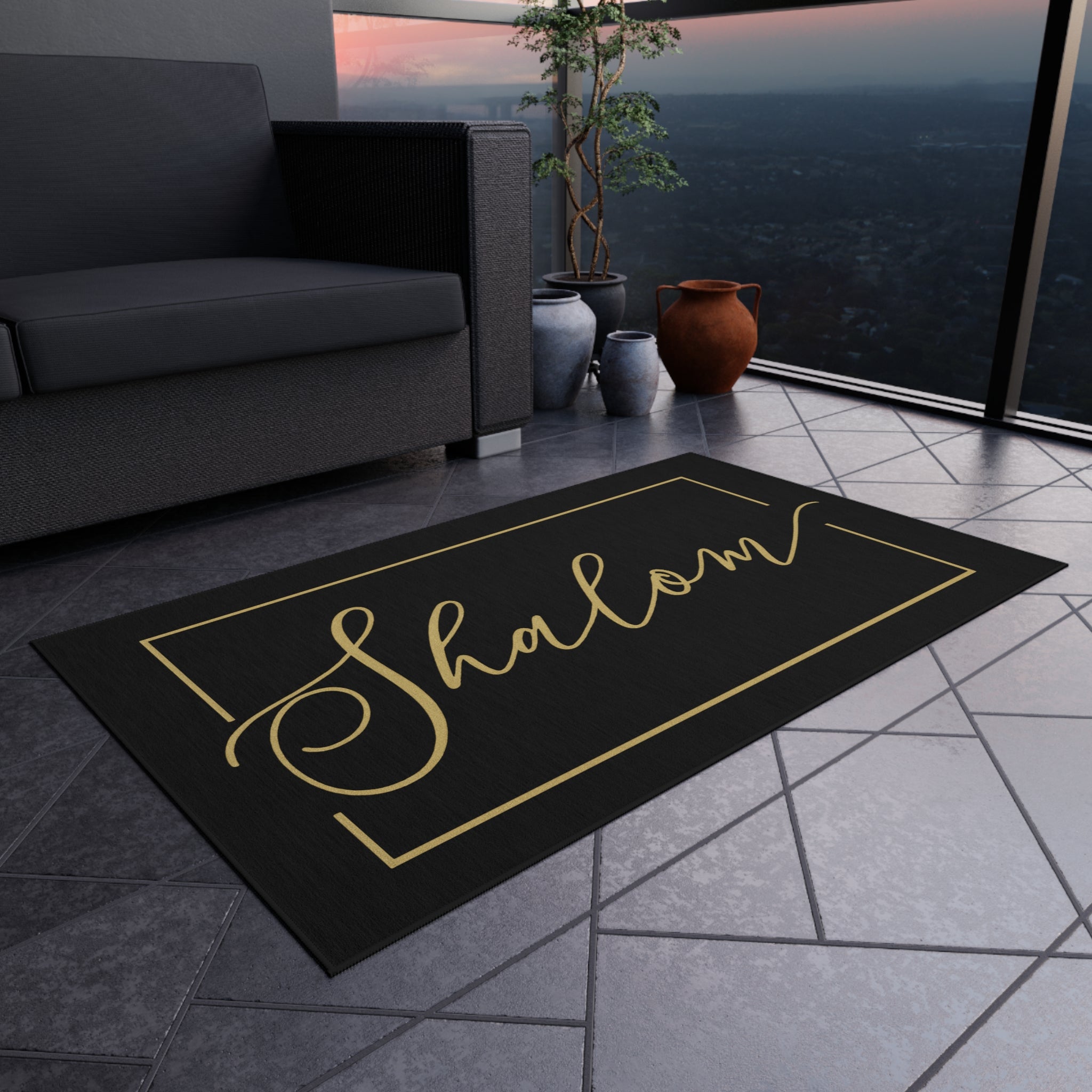 Elegant Shalom Entryway Rug