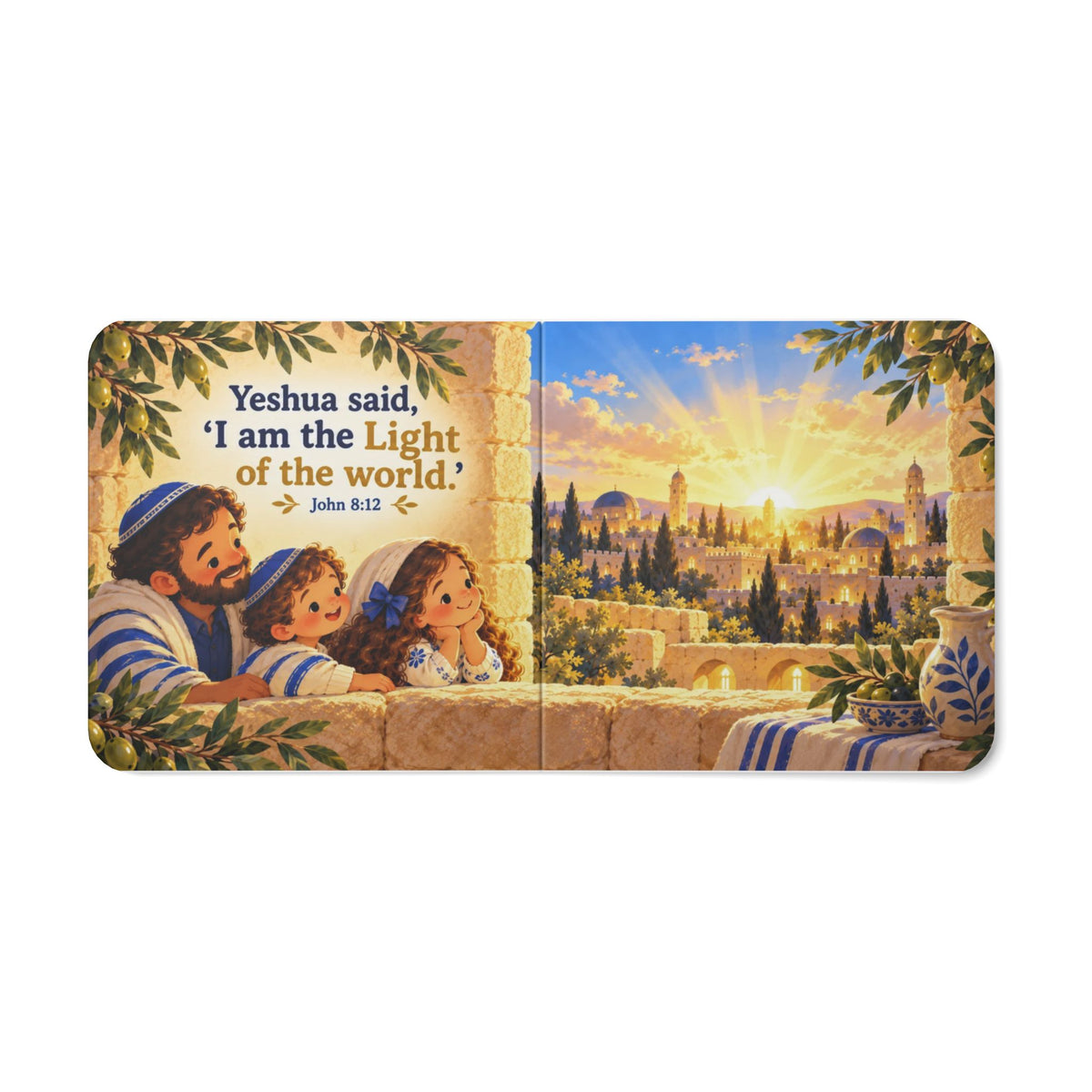 My First Hanukkah: Eight Nights of Light – Messianic Board Book for Toddlers Ages 1–4