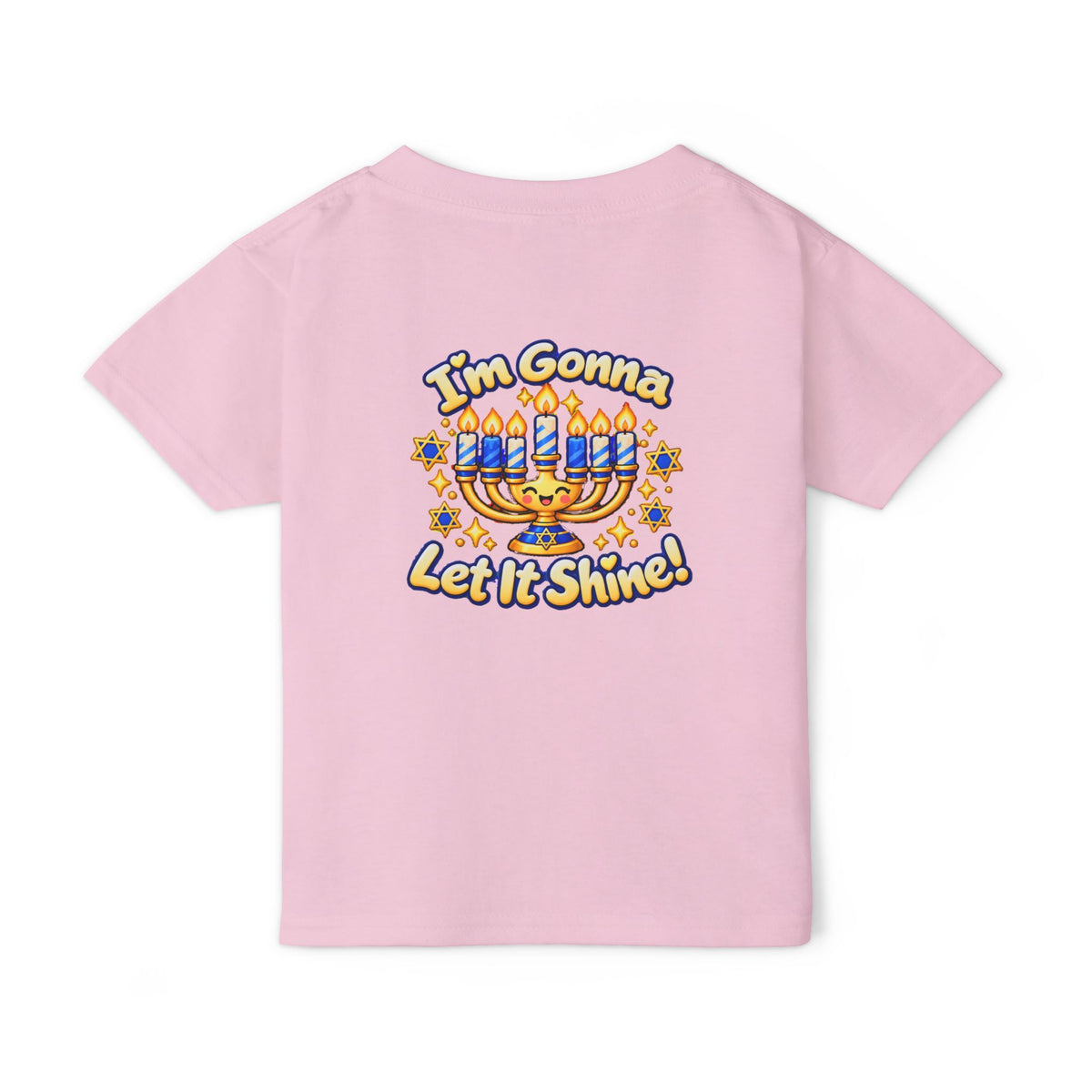 Toddler T‑Shirt — “This Little of Mine” Hanukkah Menorah Baby Tee (I’m Gonna Let It Shine!)