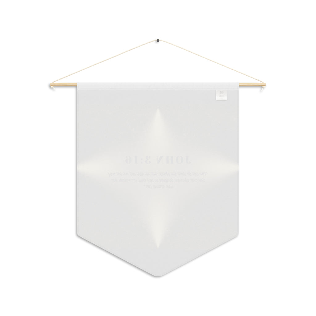 For God So Loved the World | John 3:16 Wall Pennant
