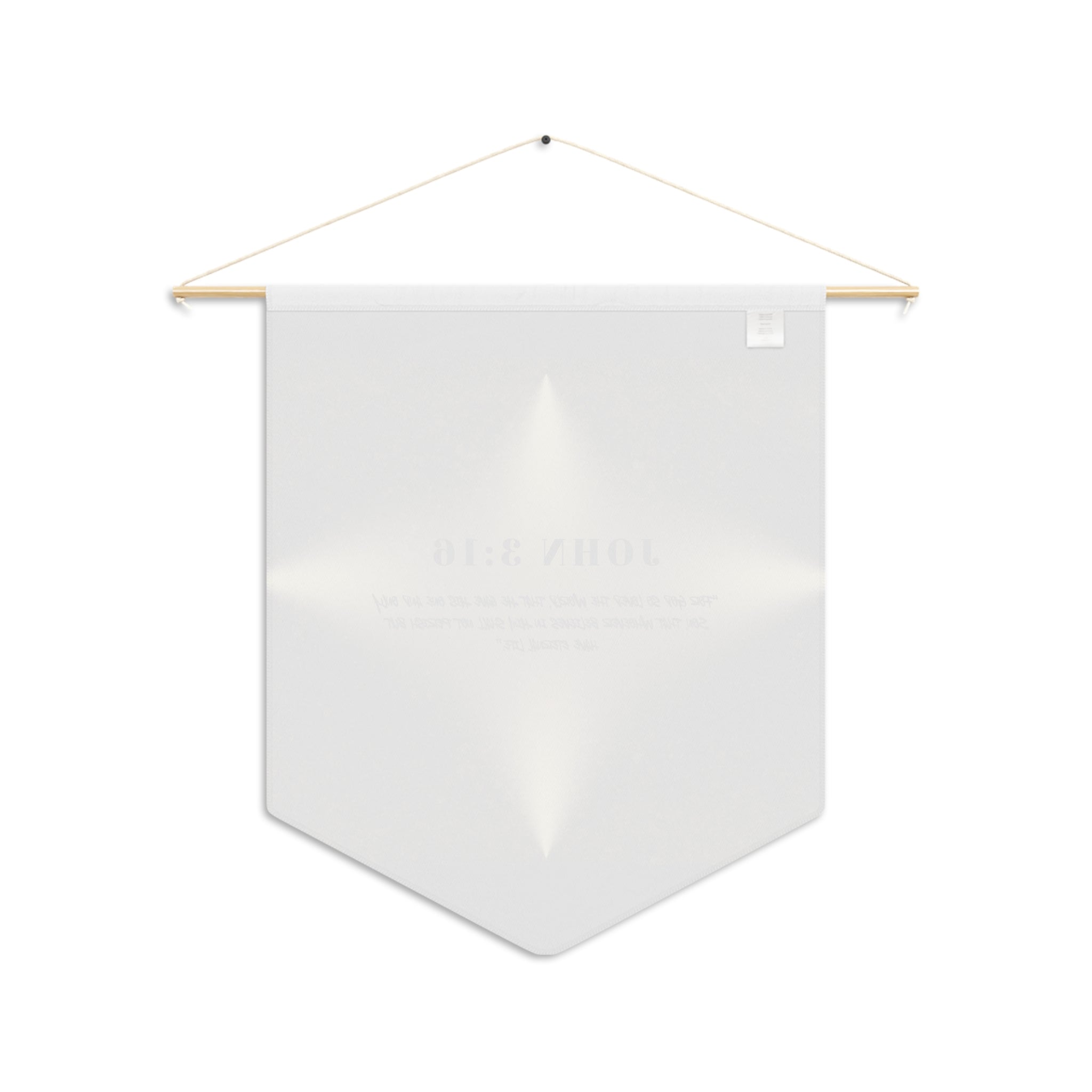 For God So Loved the World | John 3:16 Wall Pennant