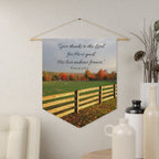 Give Thanks to the Lord | Psalm 107:1 Wall Pennant