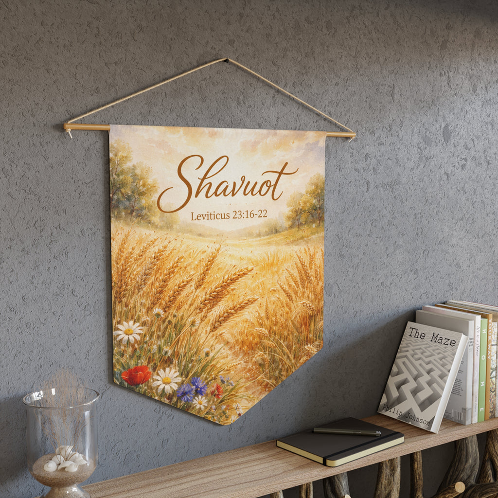 Shavuot | Feast of Weeks Wall Pennant