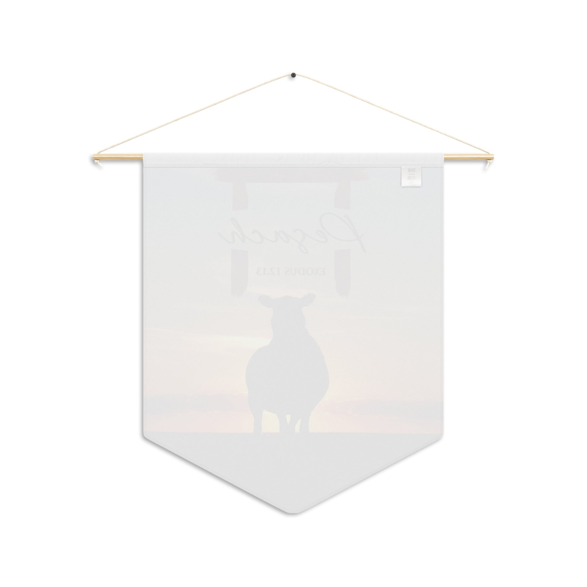 Pesach | Exodus 12:13 Wall Pennant