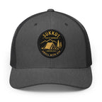 Men’s Sukkot Dwell with Him Hat | Embroidered Trucker Cap | Feast of Tabernacles Outdoor Apparel
