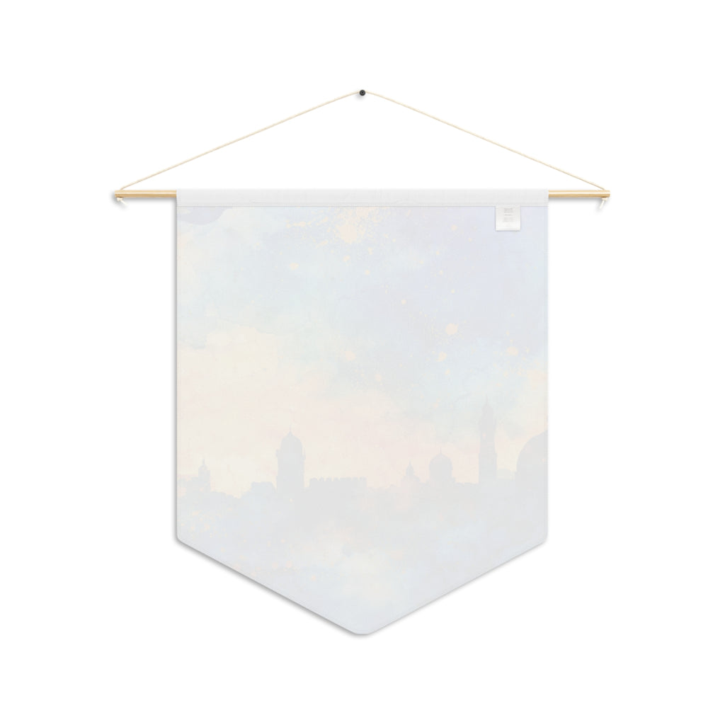 Jerusalem | Watercolor Skyline Wall Pennant