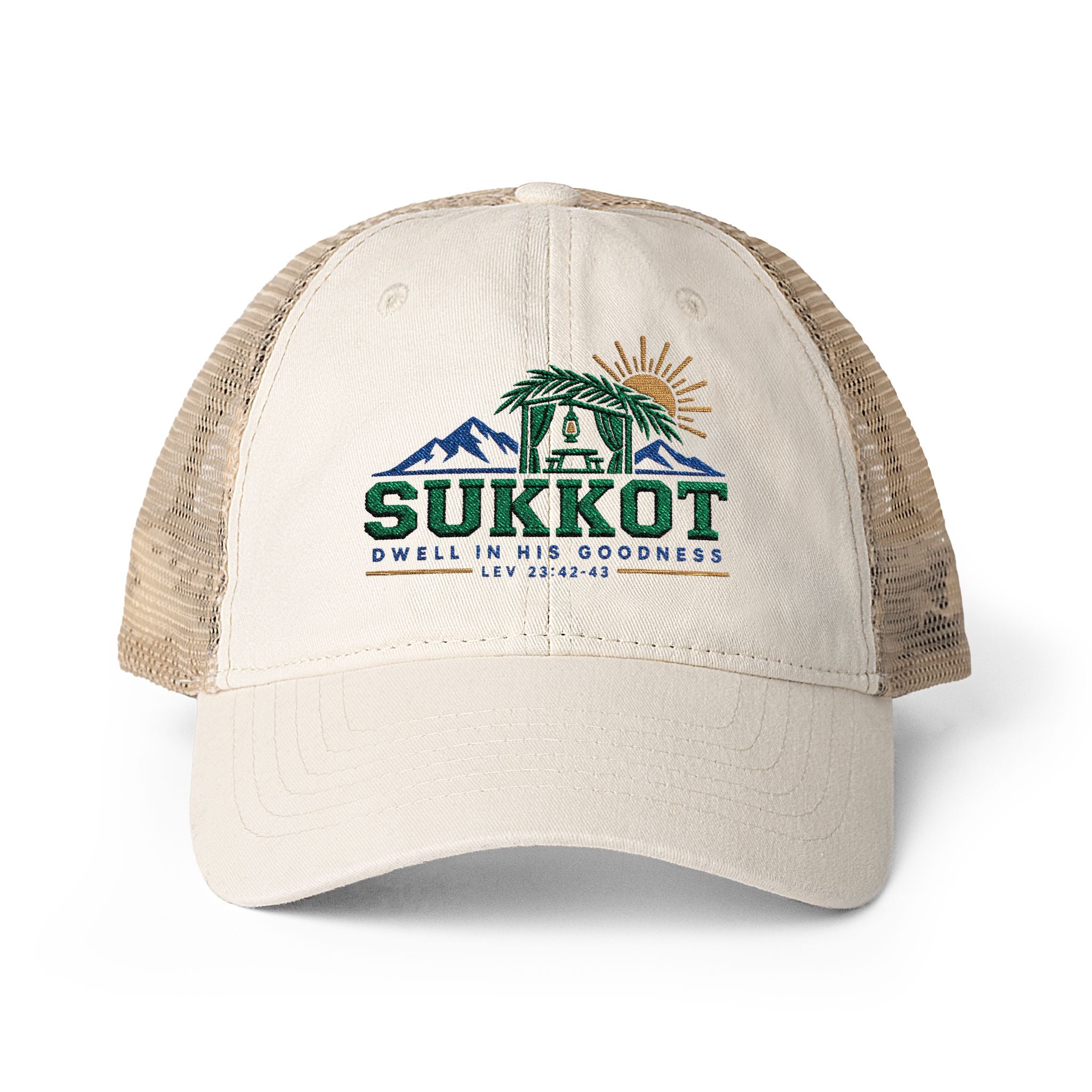 Sukkot – Dwell in His Meshback Cap