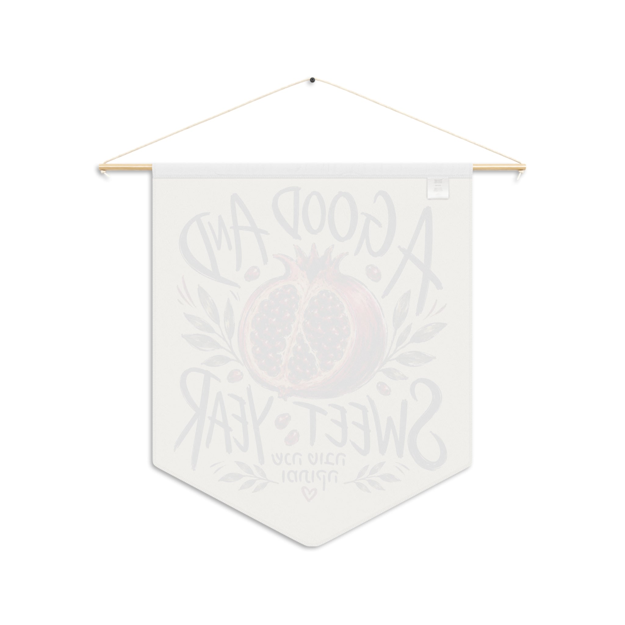 A Good & Sweet Year | Shana Tova Pomegranate Wall Pennant