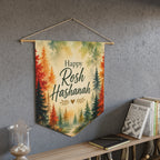 Happy Rosh Hashanah | Autumn Forest Wall Pennant