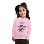 This Little Light of Mine Hanukkah Toddler Sweatshirt – Hanukkiah “I’m Gonna Let It Shine” Crewneck